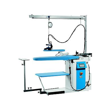 Andromeda MAX VAP - Ironing Table 130x50cm with Vacuum, Heated, Steaming, and Blowing Functions, Including Iron and Boiler (Battistella)