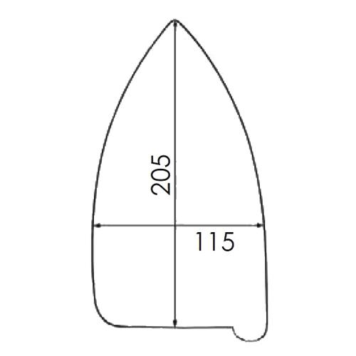 Suela de PTFE Reforzada para Plancha VEIT 2128, MACPI 028