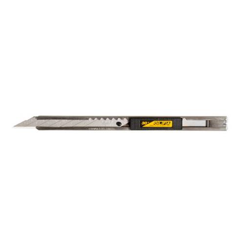 Couteau Graphique Rétractable à Cassure 9 mm, Acier Inoxydable # SAC-1 (OLFA)