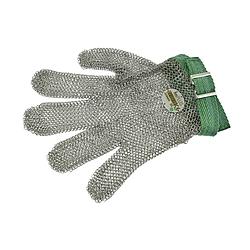 Gant Anti-Coupure en Maille de Métal Réversible - Taille No. 0 = XS (Vert)