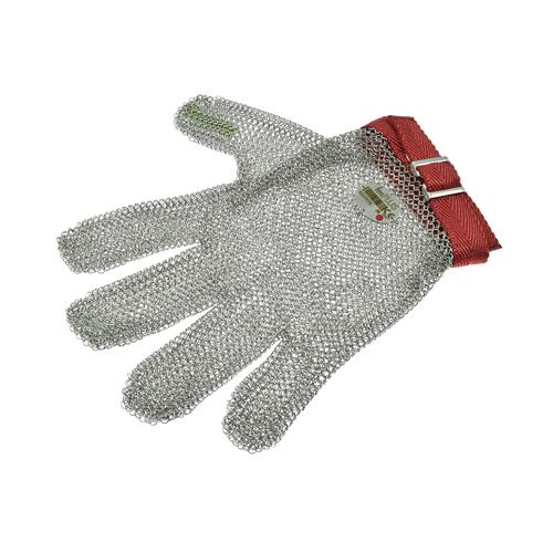 Reversible Metal Mesh Cut-Resistant Glove - Size No.2 = M (Red)