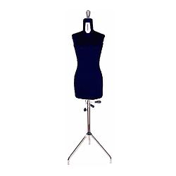 Adjustable Dummy with Tripod - Woman - Sizes: 42 to 54 - BLACK - Made In Italy