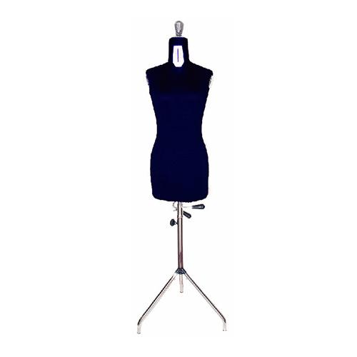 Adjustable Dummy with Tripod - Woman - Sizes: 42 to 54 - BLACK - Made In Italy