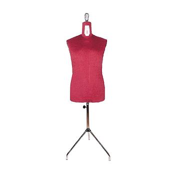 Adjustable Dummies with Tripod - Man- Sizes: 44 to 54  - RED- Made In Italy