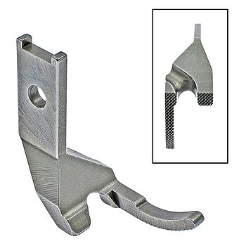 Outer Piping Presser Foot 7mm, Needle on the Left, for Corded Hemming NECCHI, PFAFF (Made in Italy)