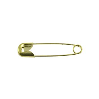 Nickel-plated Safety Pins - 30 mm - GOLD - (BOX of 1,000 Pcs)