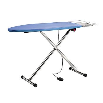 T 220 P ECO - Foldable, Vacuum, and Heated Ironing Board w/o Boiler (White) (Made in Italy)