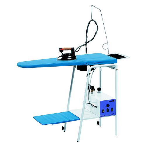 TECNOVAPOR | Heated, Vacuum and Blowing Foldable Ironing Board with 2,4 L Boiler and Iron (Battistella)