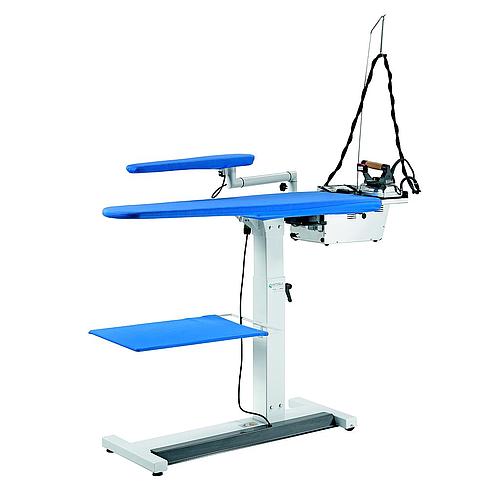 ADONE - Heated, Vacuum And Blowing Ironing Board With Height Adjustment, Equipped With Automatic Stainless Steel Boiler And Iron (BATTISTELLA)