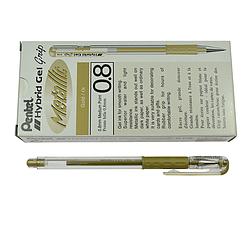 Penna Gel Oro Ø 0,8 mm (BOX 12 PZ) (PENTEL)