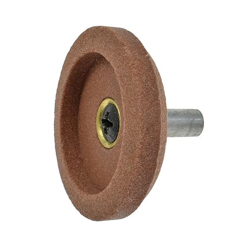 Emery Wheel Assembly - 120 Grit - 4" Round Knife Cutting Machines EASTMAN # 541C1-10 (Genuine)