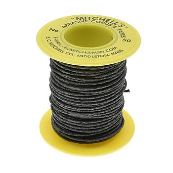 50 Abrasive Cord - Ø 1.8mm (0.070″), 180 Aluminum Oxide Grit (MITCHELL'S)