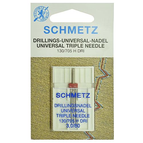 Universal Triple Needle 130/705 H DRI Schmetz Sewing Machines (1 Pc)