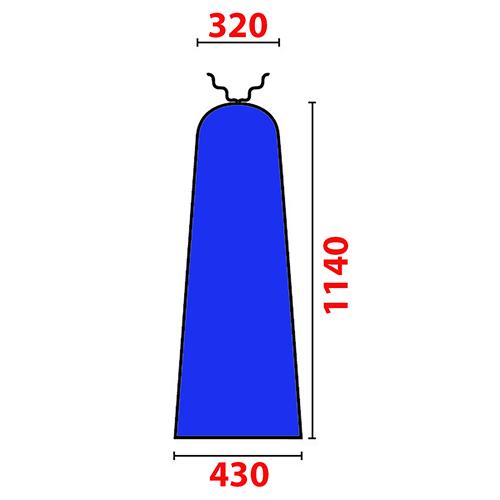 PRONTO TOP BLU 114x43x32 cm MOD. "BL"
