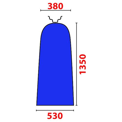 PRONTO TOP BLU 135x53x38 cm Mod. "MAXI"