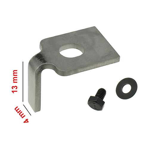 Guida Dritta 4x13(H) mm per Guide NS-127 # 125/10-041 (Made in Italy)