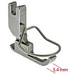 Needle Feed Zipper Foot 5.4mm, Needle on the Right with Finger Guard PFAFF 461, DURKOPP 272 # P36N-NF (0272 006854) (Made in Italy)