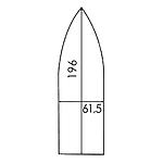 Semelle Renforcée en PTFE pour Fer à Repasser NAOMOTO HSP 320