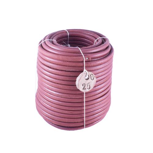 Cinghia in Cuoio Ø 6mm per Macchina da Cucire (Rot. 25m) - Made in Italy
