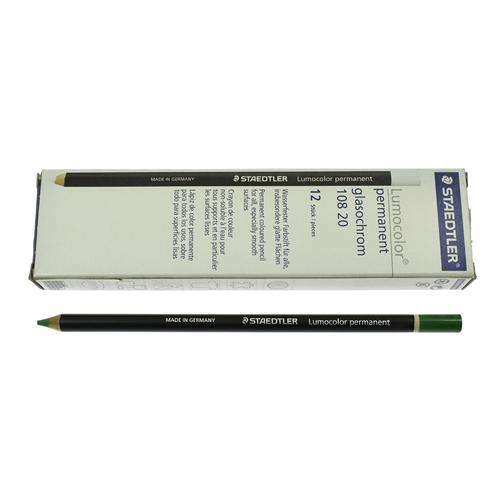 Matita Permanente Verde Staedtler (12 PZ)