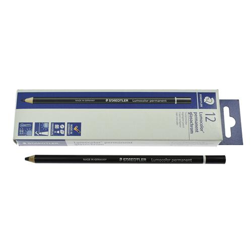 Staedtler Black Permanent Pencil (12 PCS)