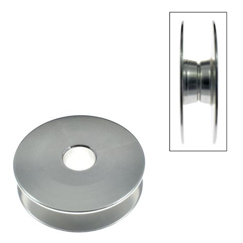 Aluminum Bobbin - 25x7.6x5.96mm BROTHER # 146025-0-01 (RUNNING)