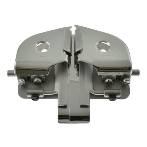 F815 10L | Aparat Reglabil pentru Dublu Tiv, Tiv Inferior cu Introducere de Fermoar pentru Maşini Plate cu 2 Ace (Made in Italy)