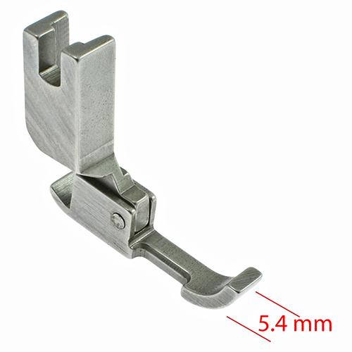 Needle Feed Zipper Foot 5.4mm, Needle on the Left PFAFF 461, DURKOPP 272 # P36LN-NF (0272 006858) (Made in Italy)