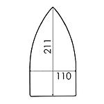 Reinforced PTFE Soleplate for Iron ESSE 85; LANU