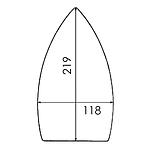 Suela de PTFE Reforzada para Plancha STIR MAXI; STIROLUX (Grande)