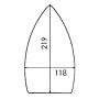 Semelle Renforcée en PTFE pour Fer à Repasser STIR MAXI; STIROLUX (Grand)