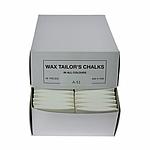 Tailor's Wax Chalks - WHITE - (48 pcs) - Made in Italy