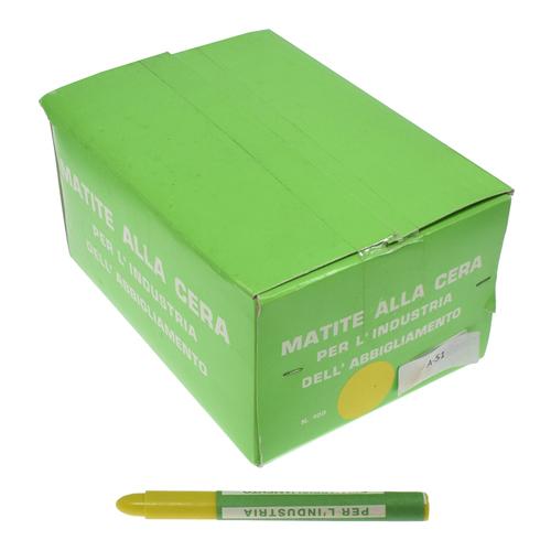 Matita Cera Gialla per Sarti # A/51 (100 Pz/Conf) - Made in Italy