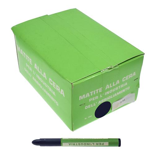 Matita Cera Blu per Sarti # A/51 (100 Pz/Conf) - Made in Italy