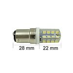 Bayonet Bulb 32 LED 6500K - BA15 - Silicone Gel - Household Machines