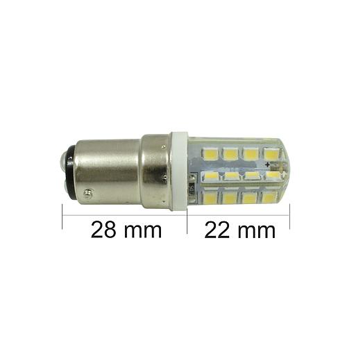 Bayonet Bulb 32 LED 6500K - BA15 - Silicone Gel - Household Machines