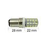 Bayonet Bulb 32 LED 6500K - BA15 - Silicone Gel - Household Machines