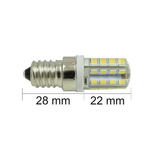 LAMPADINA A VITE 32 LED 6500K- E14 - SILICONE GEL - MACCHINE FAMIGLIA