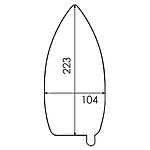 Reinforced PTFE Soleplate for Iron VEIT HP 2003