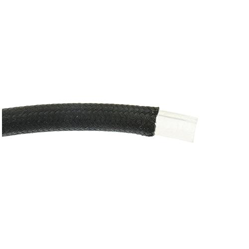 Furtun de Abur din Silicon Transparent, Acoperit cu Bumbac (Rulou de 50 Metri) - Made in Italy