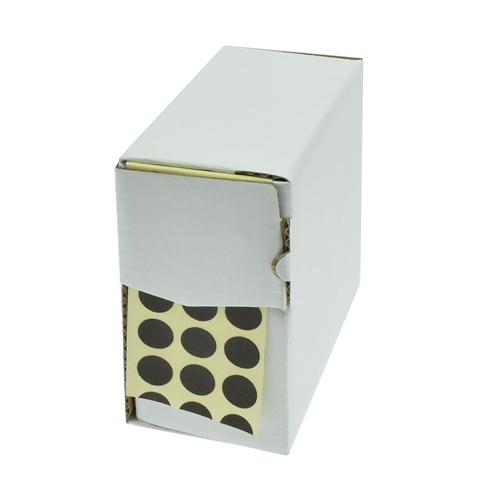Etichetă pentru Identificarea Defectelor Ø 1,0 cm - NEAGRĂ (5000 Buc.)