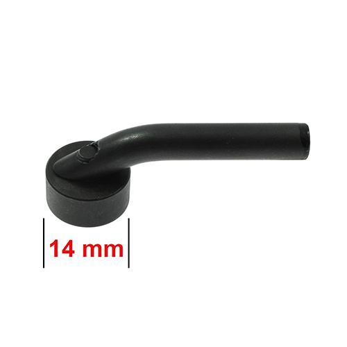 Kurzschaftführung mit Ø 14 mm Rolle für Kantenführung NS/130 # Sp/066 (Made in Italy)