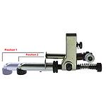 Adjustable 2-Position Guide with 14 mm Roller, Suitable for NS/128 and NS/130-00 Guides DURKOPP, PFAFF # 6765 (Made in Italy)