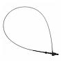 5" (127mm) BLACK Snap Lock Pin Security Loop (1,000 Pcs)