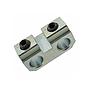 Blocchetto Porta Bordatore Ø 8 mm per Guide NS/127 # 15825/02 (Made in Italy)