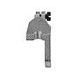 Outer Presser Foot 6mm Grooved for Stitching on the Cord for Upholstery PFAFF 1425 # 1425TP/6 (Made in Italy)