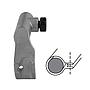 Inner Piping Foot 2mm, Needle on Right for Shoulders ADLER 8967 # 8967I02 (Made in Italy)