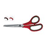 8-1/2" Multipurpose Scissors, Micro-Serrated Stainless Steel Blades # 1860-3-SR (MUNDIAL)
