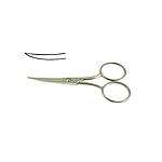 4-1/2" Embroidery Scissors, Curved Blades, Wide Ring (FENNEK)