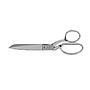 7" Tailor's Scissors, Fully Nickel Plated (FENNEK)